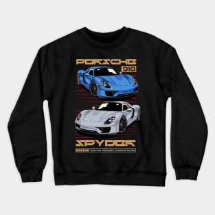 Classic Porsche Spyder 918 Crewneck Sweatshirt